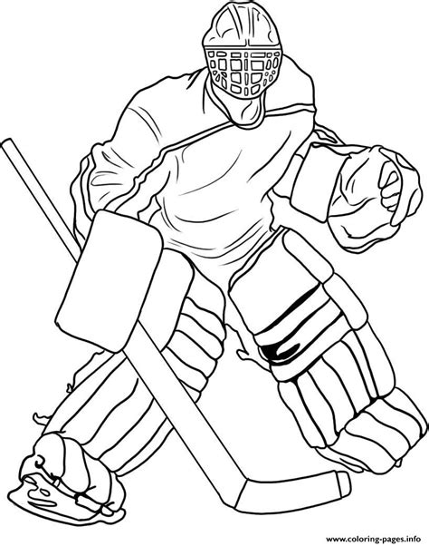 free hockey coloring pages|hockey goalie coloring pages printable.